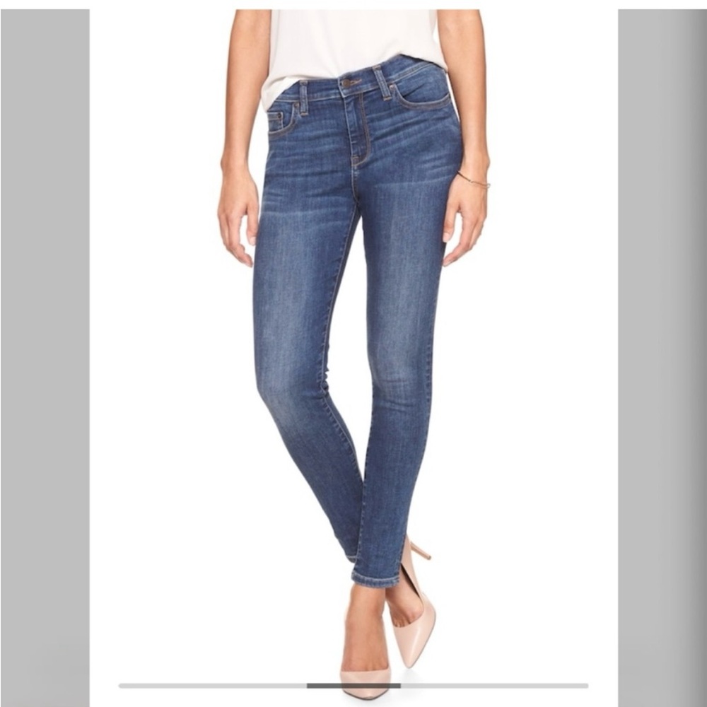Banana Republic Sculpt Skinny Jeans, Medium Wash
